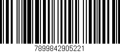 Código de barras (EAN, GTIN, SKU, ISBN): '7899842905221'