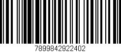 Código de barras (EAN, GTIN, SKU, ISBN): '7899842922402'