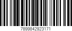 Código de barras (EAN, GTIN, SKU, ISBN): '7899842923171'