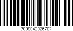 Código de barras (EAN, GTIN, SKU, ISBN): '7899842926707'