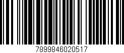 Código de barras (EAN, GTIN, SKU, ISBN): '7899846020517'