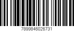 Código de barras (EAN, GTIN, SKU, ISBN): '7899846026731'