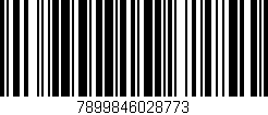 Código de barras (EAN, GTIN, SKU, ISBN): '7899846028773'