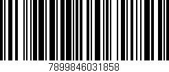 Código de barras (EAN, GTIN, SKU, ISBN): '7899846031858'