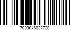Código de barras (EAN, GTIN, SKU, ISBN): '7899846037720'