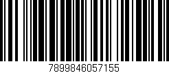 Código de barras (EAN, GTIN, SKU, ISBN): '7899846057155'