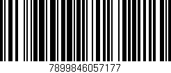 Código de barras (EAN, GTIN, SKU, ISBN): '7899846057177'