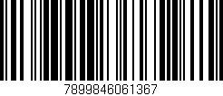 Código de barras (EAN, GTIN, SKU, ISBN): '7899846061367'