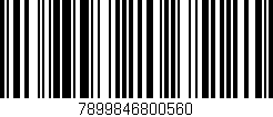 Código de barras (EAN, GTIN, SKU, ISBN): '7899846800560'