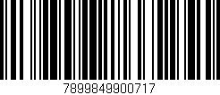 Código de barras (EAN, GTIN, SKU, ISBN): '7899849900717'