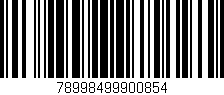 Código de barras (EAN, GTIN, SKU, ISBN): '78998499900854'
