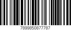 Código de barras (EAN, GTIN, SKU, ISBN): '7899850877787'