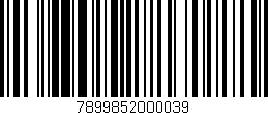 Código de barras (EAN, GTIN, SKU, ISBN): '7899852000039'