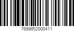 Código de barras (EAN, GTIN, SKU, ISBN): '7899852000411'