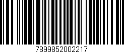 Código de barras (EAN, GTIN, SKU, ISBN): '7899852002217'