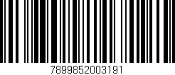 Código de barras (EAN, GTIN, SKU, ISBN): '7899852003191'