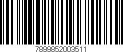 Código de barras (EAN, GTIN, SKU, ISBN): '7899852003511'