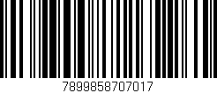Código de barras (EAN, GTIN, SKU, ISBN): '7899858707017'