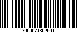 Código de barras (EAN, GTIN, SKU, ISBN): '7899871602801'