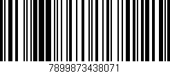 Código de barras (EAN, GTIN, SKU, ISBN): '7899873438071'