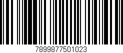 Código de barras (EAN, GTIN, SKU, ISBN): '7899877501023'