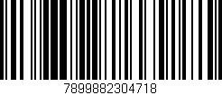 Código de barras (EAN, GTIN, SKU, ISBN): '7899882304718'