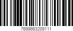 Código de barras (EAN, GTIN, SKU, ISBN): '7899883209111'