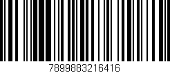Código de barras (EAN, GTIN, SKU, ISBN): '7899883216416'