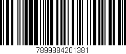 Código de barras (EAN, GTIN, SKU, ISBN): '7899884201381'