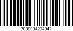 Código de barras (EAN, GTIN, SKU, ISBN): '7899884204047'