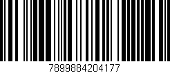 Código de barras (EAN, GTIN, SKU, ISBN): '7899884204177'