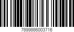 Código de barras (EAN, GTIN, SKU, ISBN): '7899886003716'