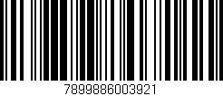 Código de barras (EAN, GTIN, SKU, ISBN): '7899886003921'