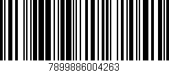 Código de barras (EAN, GTIN, SKU, ISBN): '7899886004263'