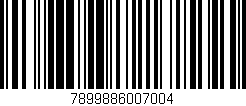 Código de barras (EAN, GTIN, SKU, ISBN): '7899886007004'