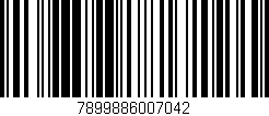 Código de barras (EAN, GTIN, SKU, ISBN): '7899886007042'