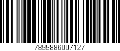 Código de barras (EAN, GTIN, SKU, ISBN): '7899886007127'