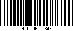 Código de barras (EAN, GTIN, SKU, ISBN): '7899886007646'