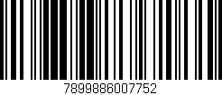 Código de barras (EAN, GTIN, SKU, ISBN): '7899886007752'