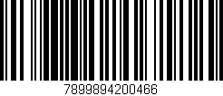 Código de barras (EAN, GTIN, SKU, ISBN): '7899894200466'
