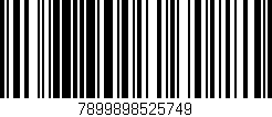 Código de barras (EAN, GTIN, SKU, ISBN): '7899898525749'