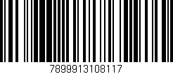 Código de barras (EAN, GTIN, SKU, ISBN): '7899913108117'