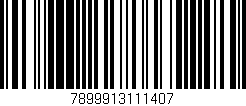 Código de barras (EAN, GTIN, SKU, ISBN): '7899913111407'