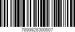 Código de barras (EAN, GTIN, SKU, ISBN): '7899926300607'