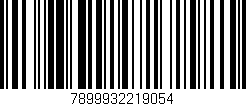 Código de barras (EAN, GTIN, SKU, ISBN): '7899932219054'