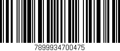 Código de barras (EAN, GTIN, SKU, ISBN): '7899934700475'