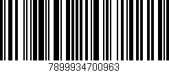 Código de barras (EAN, GTIN, SKU, ISBN): '7899934700963'