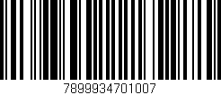 Código de barras (EAN, GTIN, SKU, ISBN): '7899934701007'