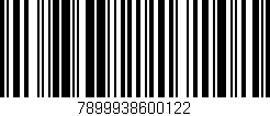 Código de barras (EAN, GTIN, SKU, ISBN): '7899938600122'