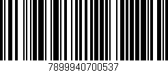 Código de barras (EAN, GTIN, SKU, ISBN): '7899940700537'
